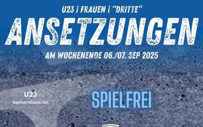 U23, Frauen und Dritte am Wochenende